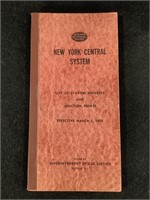 1950 New York Central System Station #, Junctions