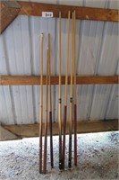 7 Pool Cue Sticks