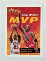 1992 Upper Deck Michael Jordan Back to Back MVP