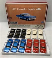 Set of 12 Kinsmart 67 Chevy Impala Model Cars NEW