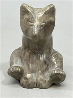 Thorn Soapstone Seating Bear Carving, Canada