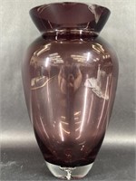 Amethyst Purple Glass Vase by Gorgeous Designs