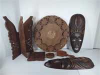 Wood Small Stand, Masks