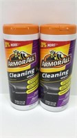 2 Bottles ArmorAll Dashboard Cleaning Wipes