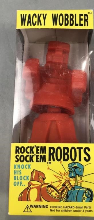 Rock 'Em Sock 'Em Robots Wacky Wobbler Bobblehead Set from Funko