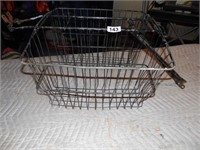 VINTAGE WIRE BIKE BASKET