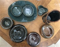 Studio Art Pottery Bowls and Plates