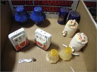 5 sets of salt and pepper shakers