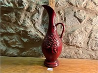 Vintage Haeger 8097 Pottery Vase 18 1/2"