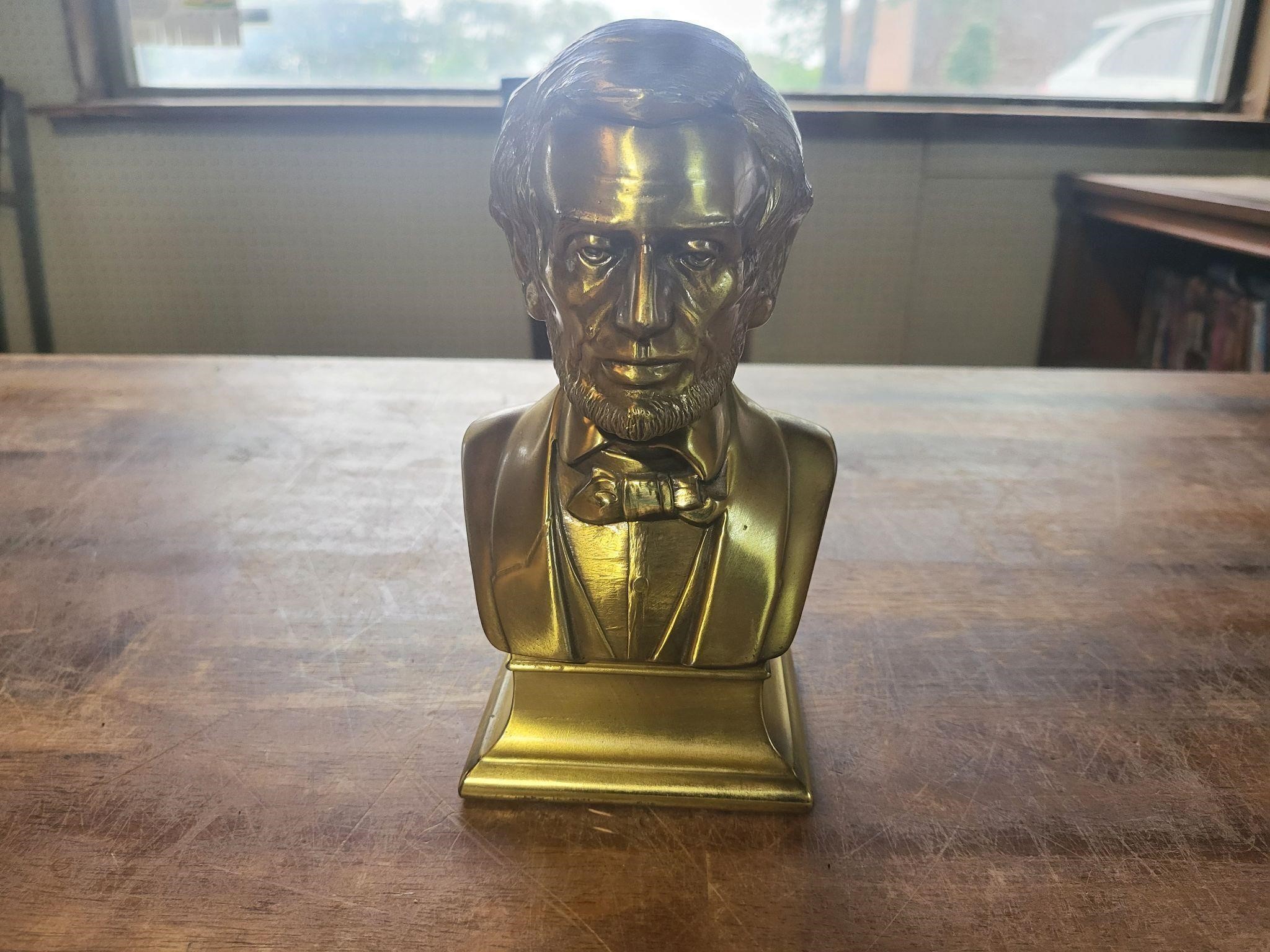 Brass? Bust of Lincoln heavy