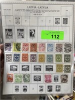 LATVIA STAMP SHEET COLLECTORS