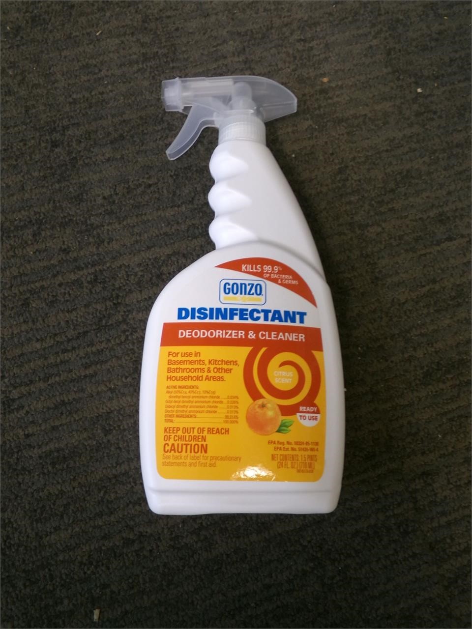 Gonzo Disinfectant Deodorizer & Cleaner