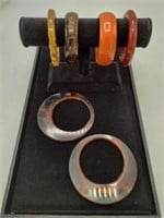 Vintage Bakelite Style Bracelets