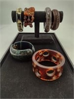Vintage Bakelite Style Bracelets