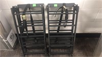 Pair of steel folding ramps. Excellent condition