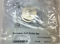 Kennedy Half Dollar Set  Uncirculated-60  Item# ST