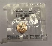 PorD Lincoln Head Cent 2010 Uncirculated-60