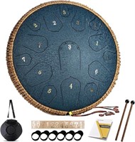 Steel Tongue Drum - 14 Inch 15 Note Tongue Drum -