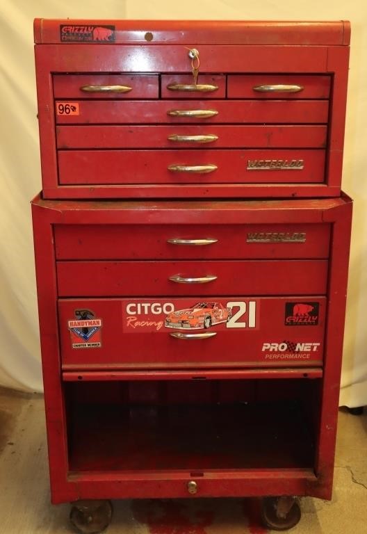 WaterLoo 2 pc Rolling Tool Chest
