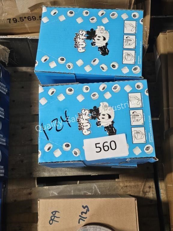 4- boxes stuffed puffs marshmallows 1/24