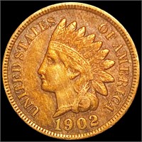 1902 Indian Head Penny LIGHTLY CIRCULATED