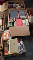 Three large box lot of books, hardback books,