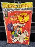 Vintage 3 Pack Comic Books In Bag! Funky Phantom