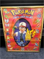 Vintage POKEMON Sign-RED