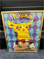 Vintage POKEMON Sign-PIKACHU