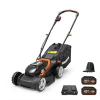 Worx 40V 14" Cordless Lawn Mower for Small Yards,