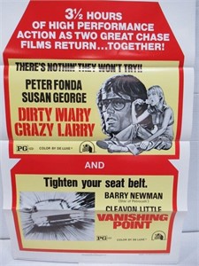 Dirty Mary Crazy Larry/Vanishing Point Poster