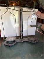 Antique Cenco brass  cast iron balance scale