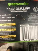 Green works Plastic Turbo Nozzle