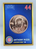 1 oz .999 Copper Anthony Rizzo - Chicago Cubs