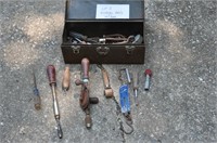 Vintage Hand Tools with Toolbox