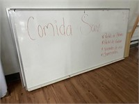 Qty (2) 4'x8' and 4'x6' White Boards