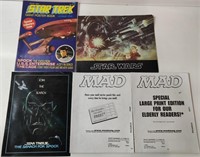 Magazines Incl. Star Wars, Star Trek, & Mad