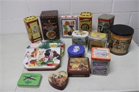 Miscellaneous Collector Tins