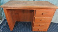 4 DRAWER SOUTHERN YELLOW PINE STUDENT CARGO DESK
