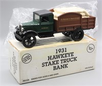 S: ERTL JCPENNEY STAKE TRUCK DIE CAST COIN BANK