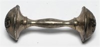 Silverplate Vintage Baby Rattle