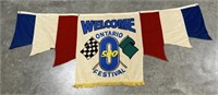 8ft 1970 California 500 Ontario Speedway Banner