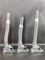 Three Flexible Jerry Can Nozzles