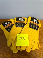 WELLS LAMONT Cowhide Work Gloves (XL)