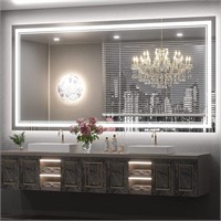 Keonjinn LED Bathroom Mirror 72" x 36" with Backl