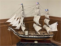 MODEL SHIP-CONSTELLATION SAILING SHIP WITH STAND T