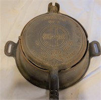 Griswold #8 waffle iron patd 1808