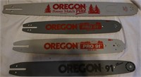 4 new Oregon chain saw bars for one money