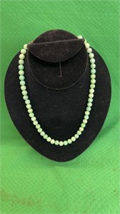 Beautiful green stone necklace