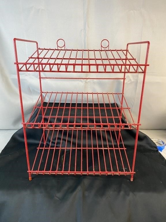 21'' Red Metal Display Stand